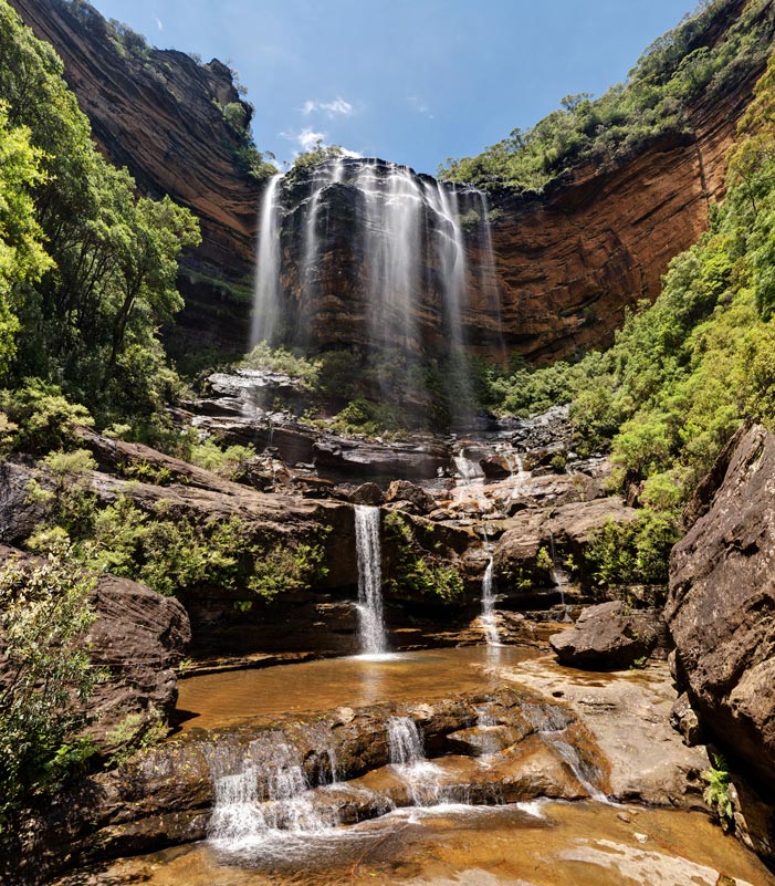 chutes d'eau australie bucket list Wentworth Falls 