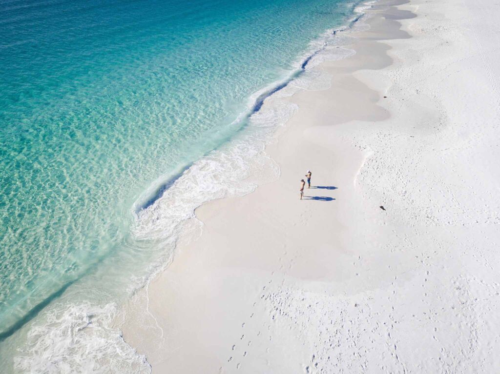 Jervis est composé de deux des plus belles plages australie